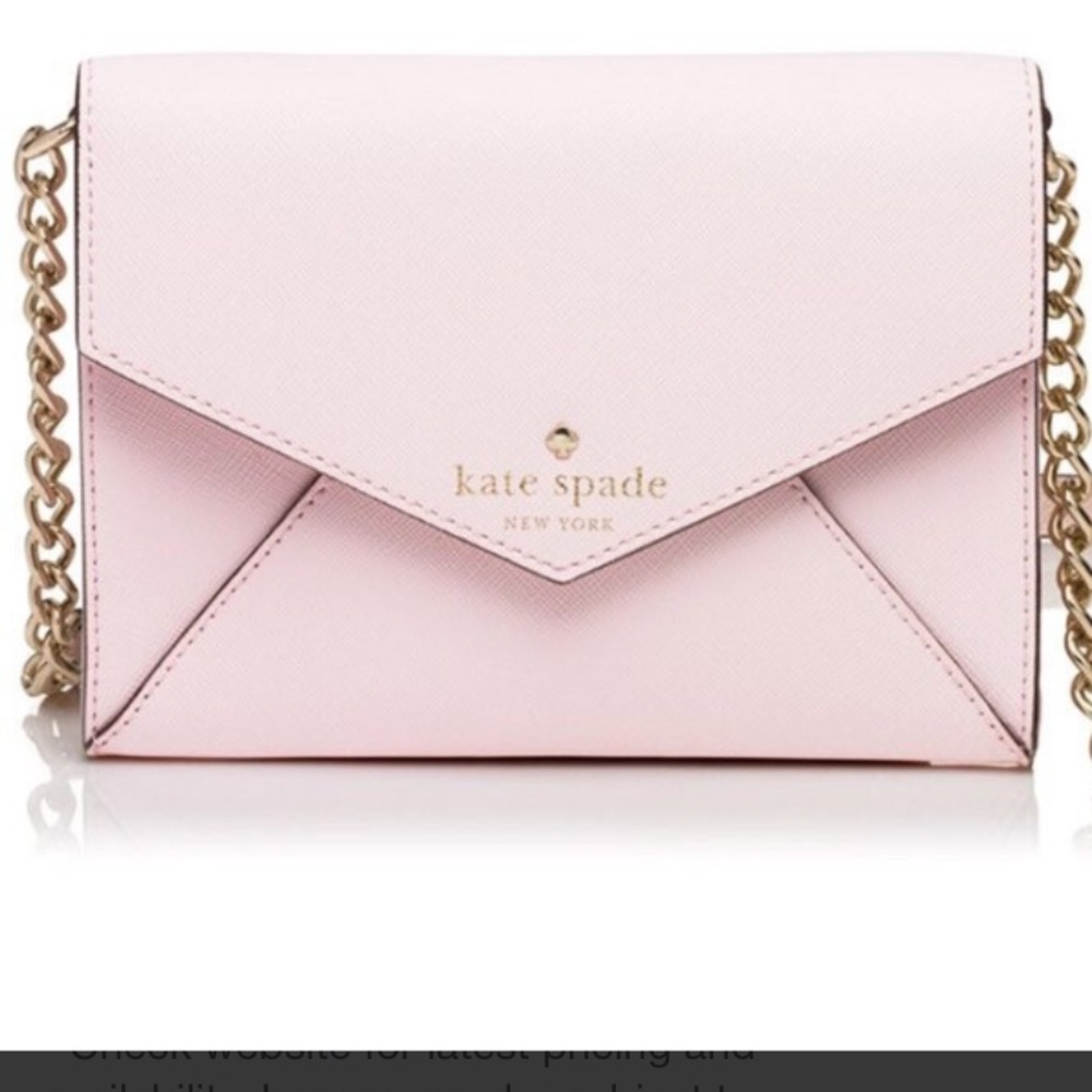 Kate Spade pale pink envelope purse